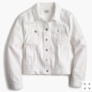 White denim jacket- Brand New JCREW